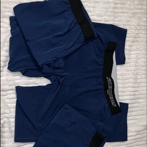 Sketchers scrub pants, size medium (tall) in navy blue